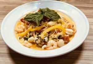 Thai Red Curry Seafood Pasta