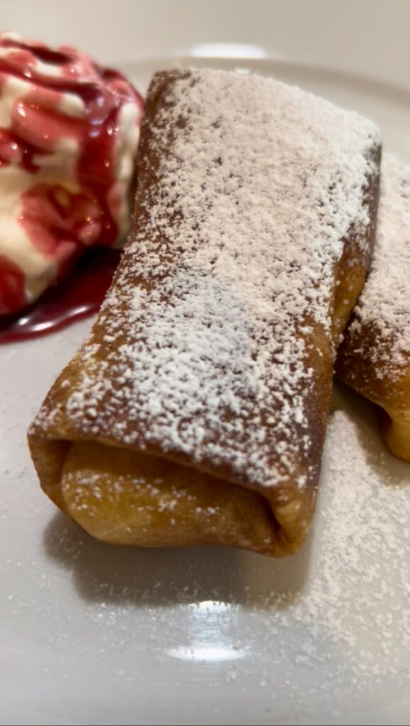 cheese blintzes