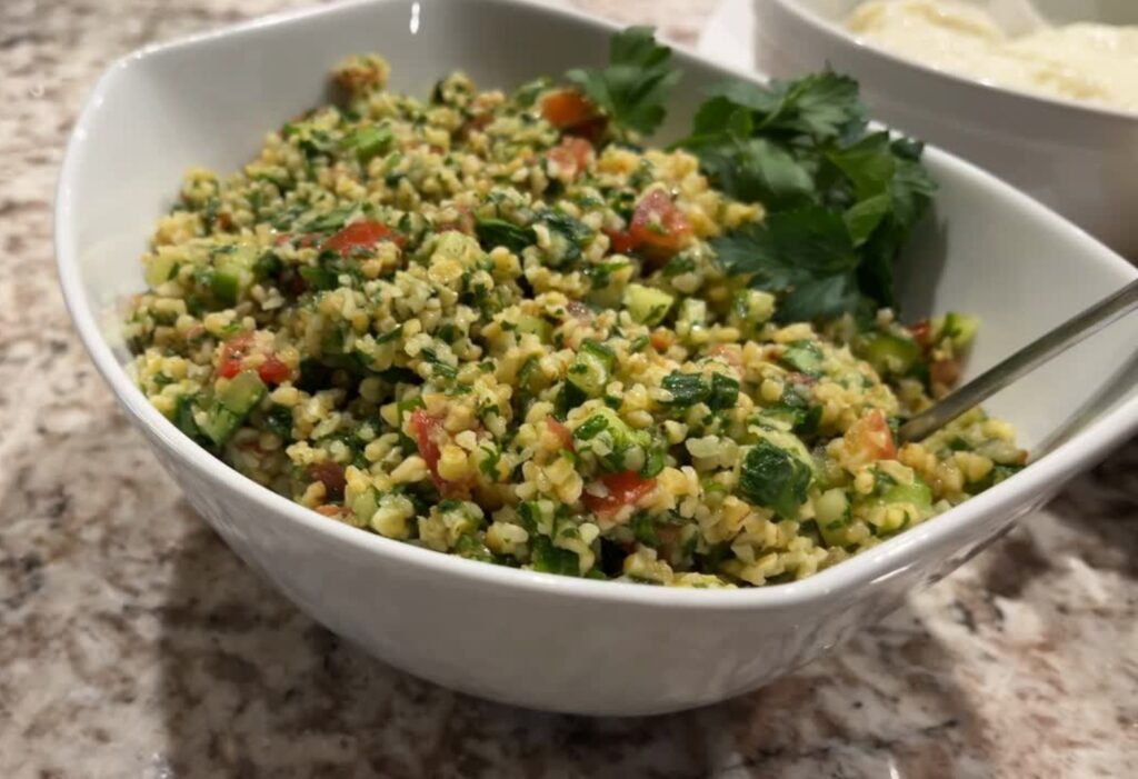 tabbouleh salad recipe
mediterranean tabbouleh salad
fresh herb salad